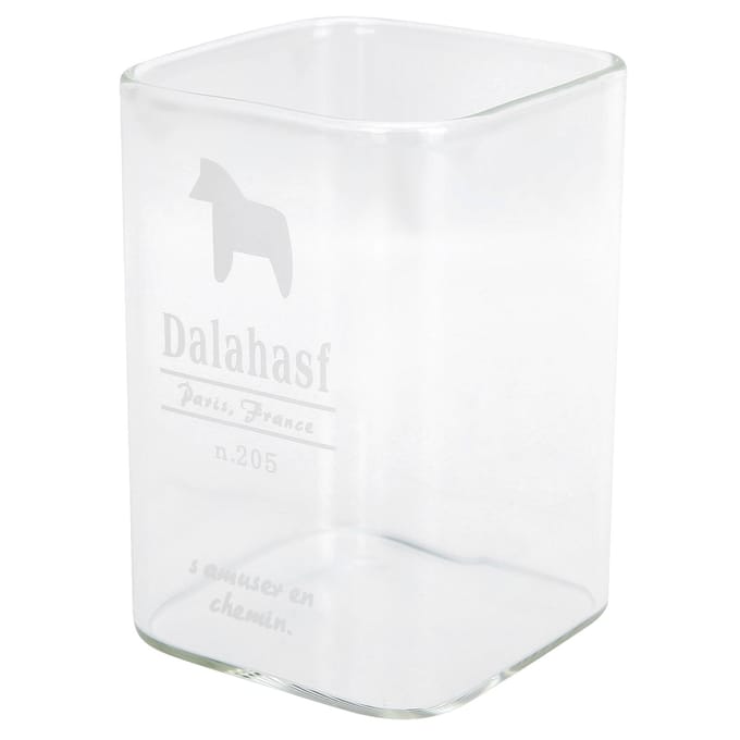 Vierkant Glazen Waterglas 240ml Hittebestendige Drankbeker Keuken Drinkware Type 2