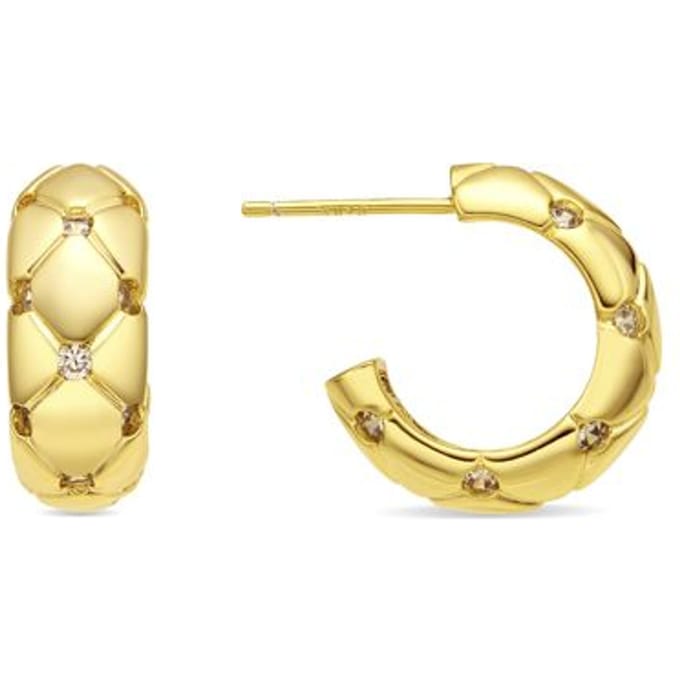 Luxenter oorbellen 18k goud afwerking - Rakhon