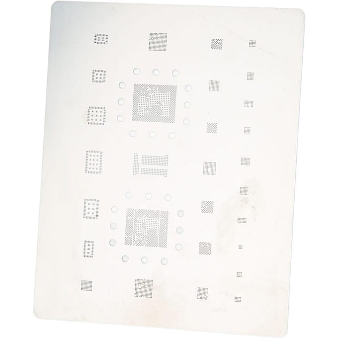 Telefoon CPU BGA Reballing Stencil Reball Rework Sjabloon Scherm voor Samsung C7010 J610 white