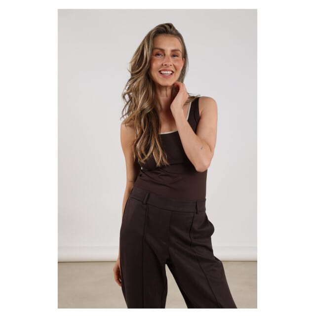 Nukus Juba Singlet Singlets Donkerbruin Nks06001