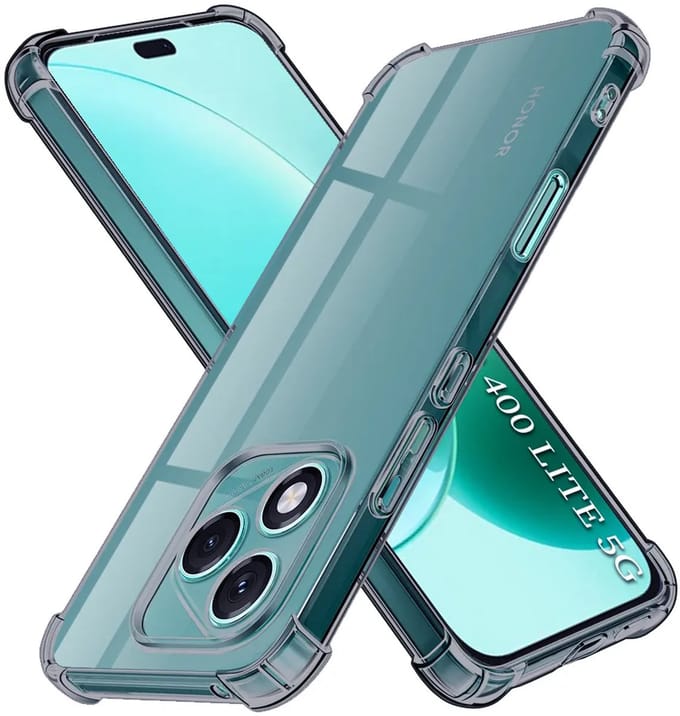 Hoesje geschikt voor HONOR 400 Lite - Techsuit Shockproof Silicone Back Cover - Zwart
