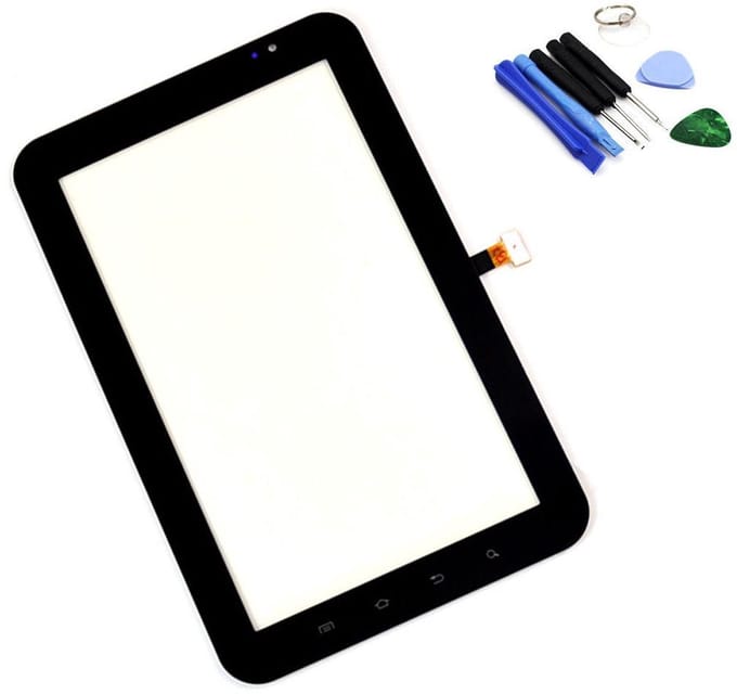 Touchscreen scherm digitizer glas voor Samsung Galaxy Tablet 7 (P1000) – Zwart