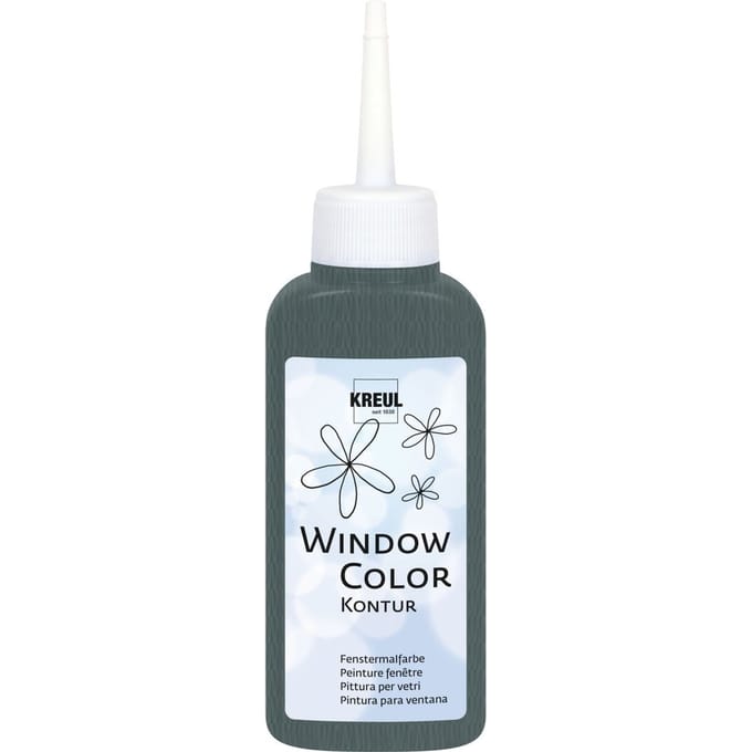 KREUL Window Color Contourkleur, 80 ml - Grafiet