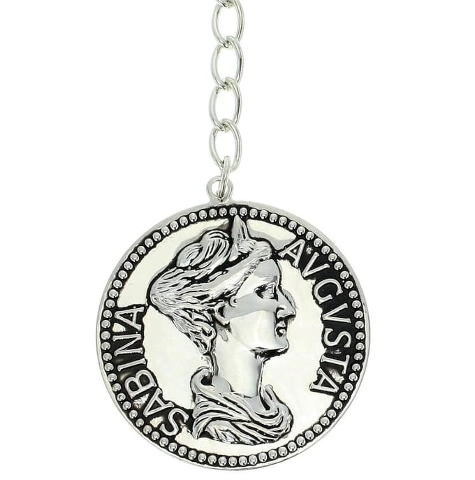 Behave - Ketting met munt zilverkleur - Stoere en stijlvolle accessoire
