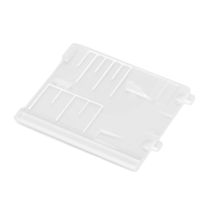 Spoeldeksel Transparant Plastic Vervangend Spoeldeksel Naaimachine Accessoires voor white