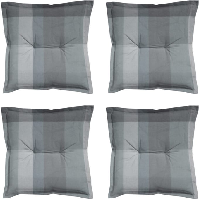 Madison - Zitkussen Sya grey - Ca. 50x50 cm - Set van 4