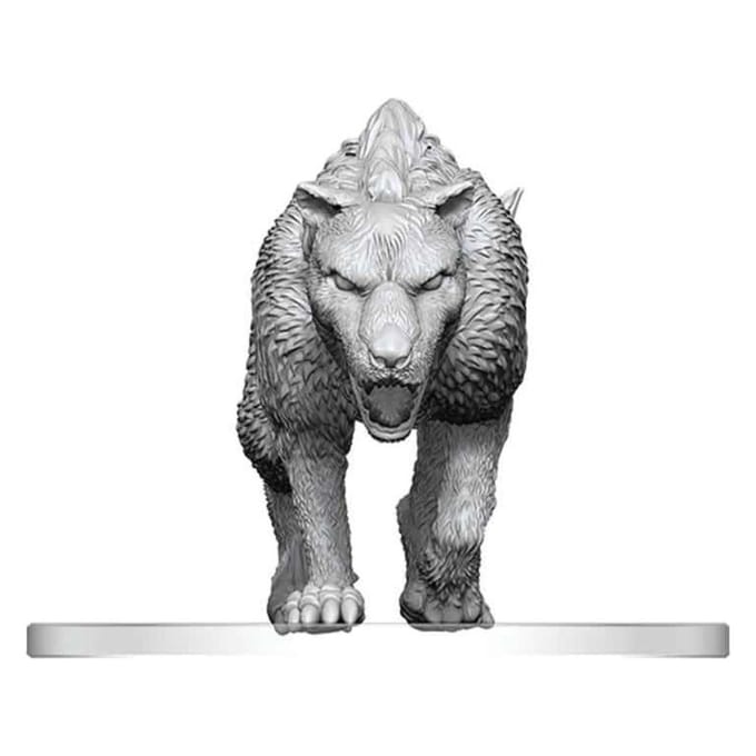 Pathfinder Battles Deep Cuts Unpainted Miniature Hyaenodon 13 cm