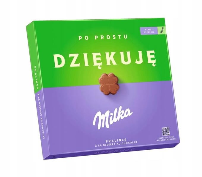 Chocolats au Lait Milka avec Garniture Cacao 110 g