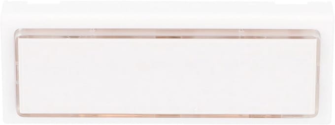 UNITEC 40791 Belknop Muur Montage Verlicht Naamplaat Wit