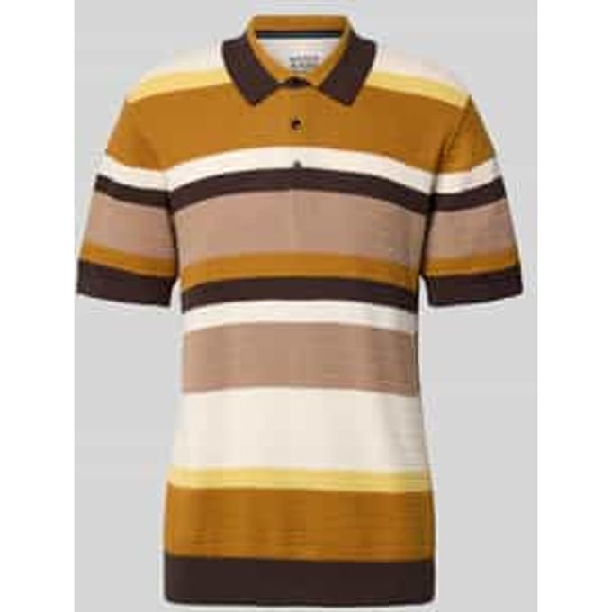 regular fit poloshirt met knoopsluiting