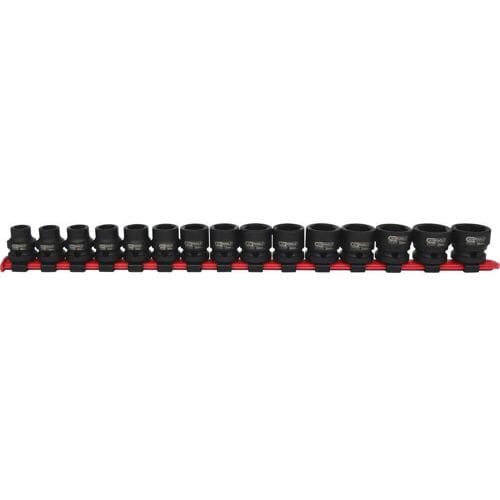 KS TOOLS 1/2" Zeskant-Kracht-Dop-Set extra kort 15-dlg. - 515.0055