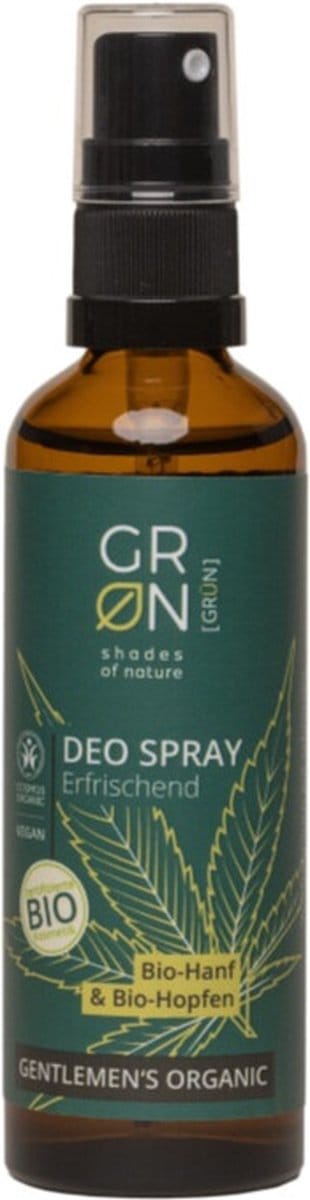 GRN Gentlemen's Organic Deodorant Hennep & Hop - 75 ml