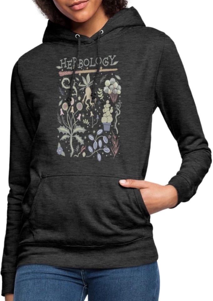 Harry Potter Herbology Botanisch Kruiden Ontwerp Hoodie Dames
