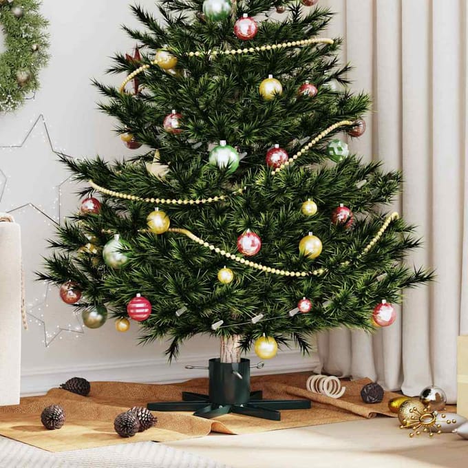 Support pour Sapin de Noël 1,73 L Vert 50 x 50 x 15,5 cm Acier