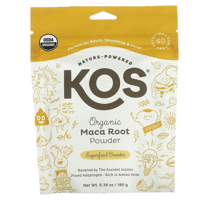 KOS, Biologisch Macawortelpoeder, 180 g (6,34 oz)