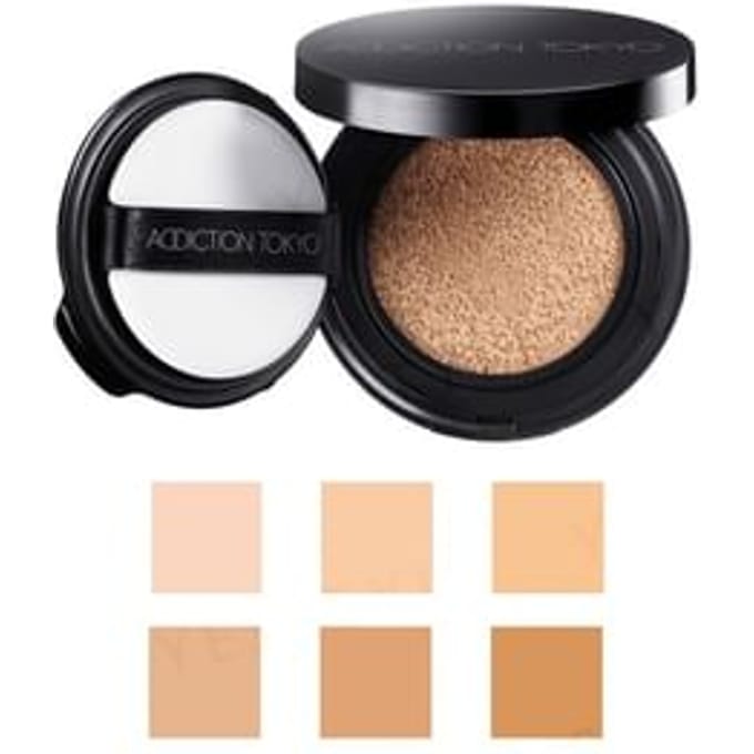 ADDICTION - Skin Reflect Lasting UV Cushion Foundation SPF 50+ PA++++ 002 Ivory - Refill