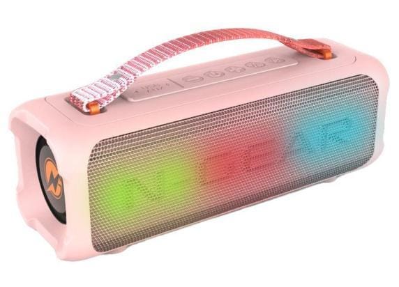 N-Gear Blazooka 703P - Bluetooth Speaker - Karaoke Set - Party Box met Microfoon - Roze