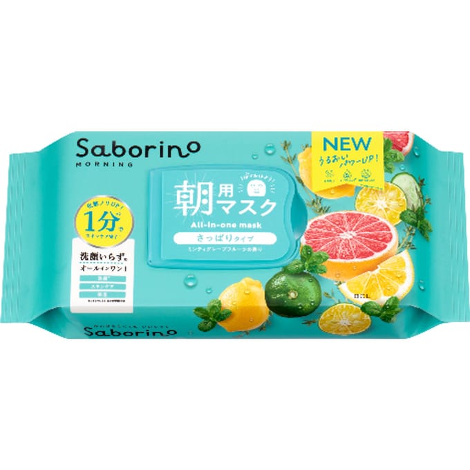 BCL - Saborino Morning Mask - 32pcs - Grapefruit