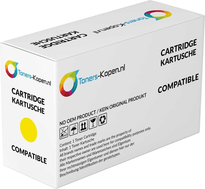 Oki 46490405 - Toner Geel - 6.000 pagina's - Huismerk Compatible - Geschikt voor OKI C532DN OKI C542DN OKI MC-563DN OKI MC-573DN