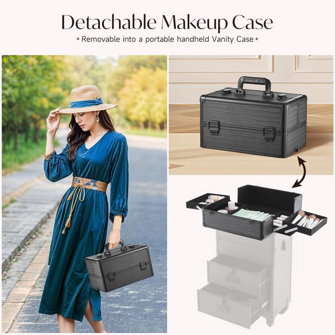 Kapperskoffer - Kapperstas - Visagie - Cosmetica Organizer - Professioneel