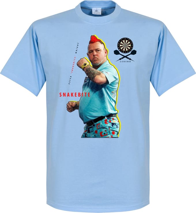 Peter Wright T-Shirt - Lichtblauw - Kinderen - 152