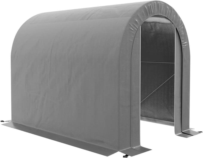 GTB® Fietsenberging - Fietsenstalling - Fietsenhok - Grijs - 239c x 159cm x 190cm