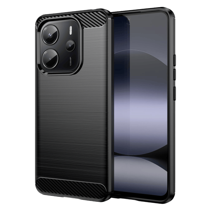 CaseBody Xiaomi Redmi Note 14 Schokbestendig Hoesje Zwart