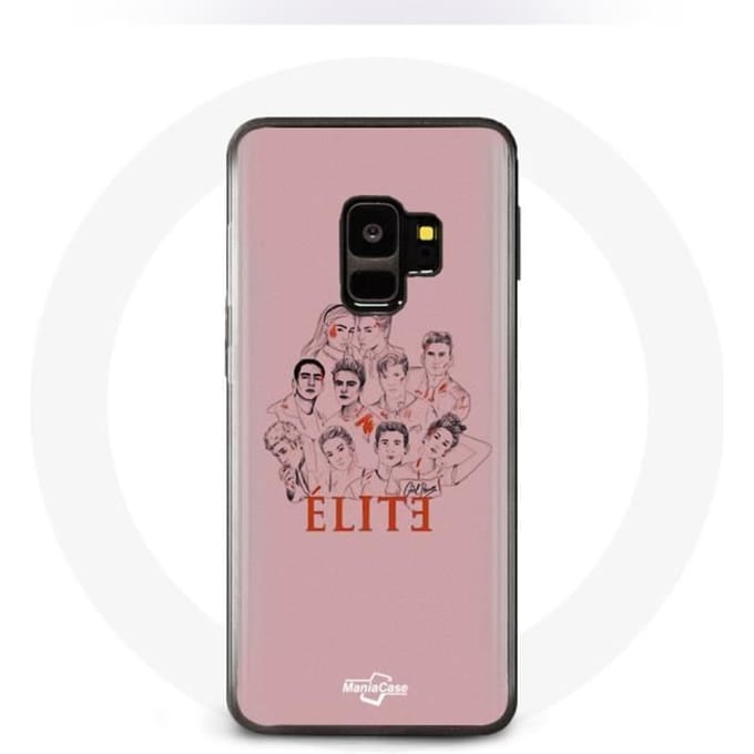 Case voor Samsung Galaxy S9 Plus Elite seizoen 5 posterkarakters Fanart-logo