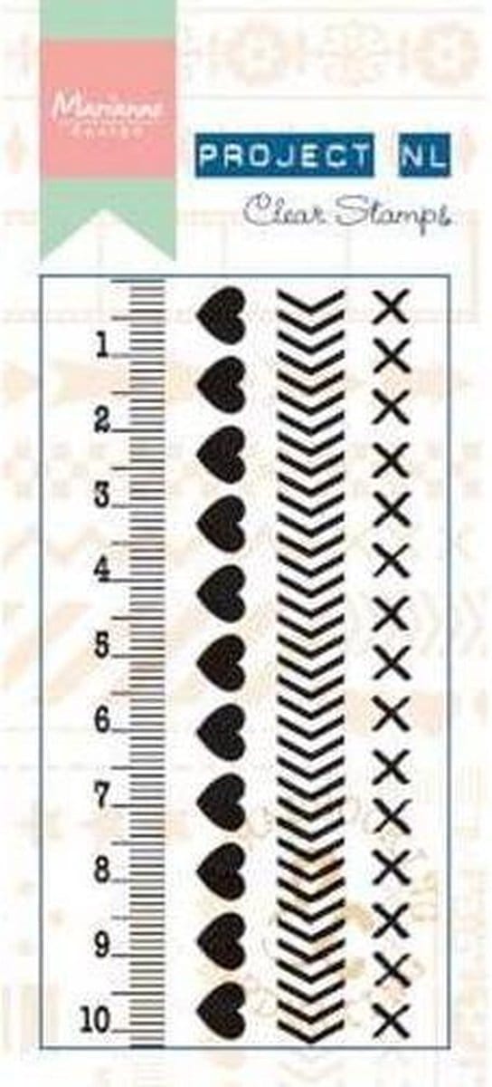 Marianne Design Stempel Randstempel harten PL1503