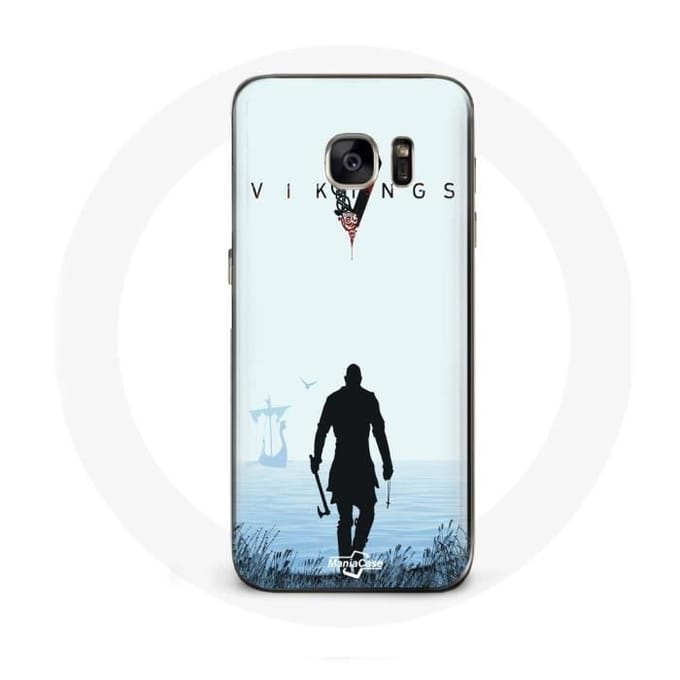Coque pour Samsung Galaxy S7 Vikings Série Saison 6 Ragnar Lothbrok La Bande Annonce 2022