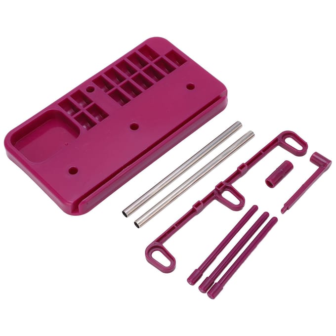 Support de Fil pour Machine à Coudre Couleur Violet Construction Démontable Matière Plastique Acier Inoxydable pink