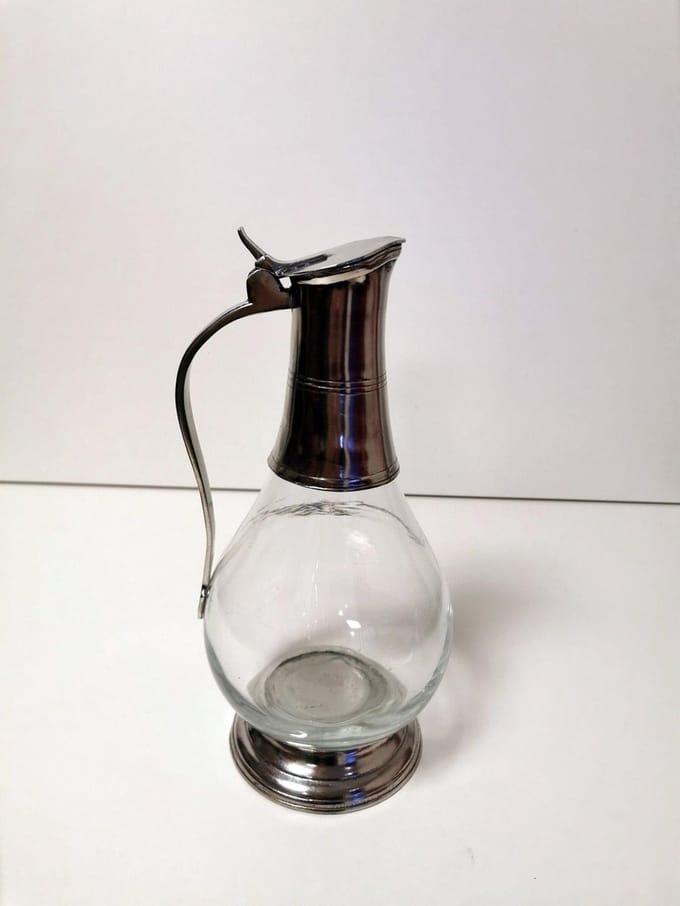 Karaf - Kristal  - Kurz Edeltin - 28cm .
