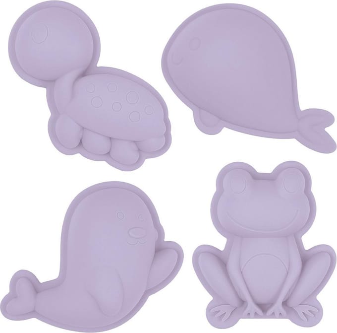 SCRUNCH Zandvormpjes - Paars - Opvouwbaar - Recycleerbaar
