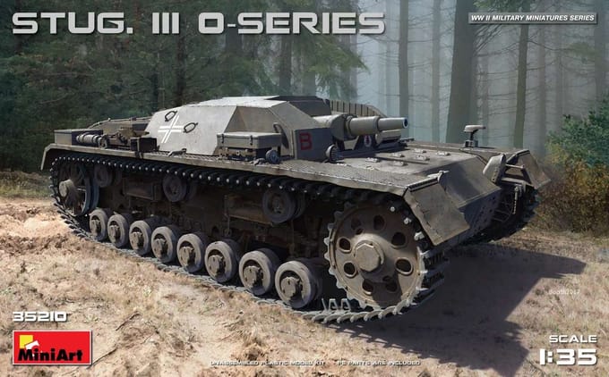 MiniArt Modelbouwpakket Militaire voertuigen - 35210 WWII Stug III O-Series Plastic - 1:35 - Modelbouw