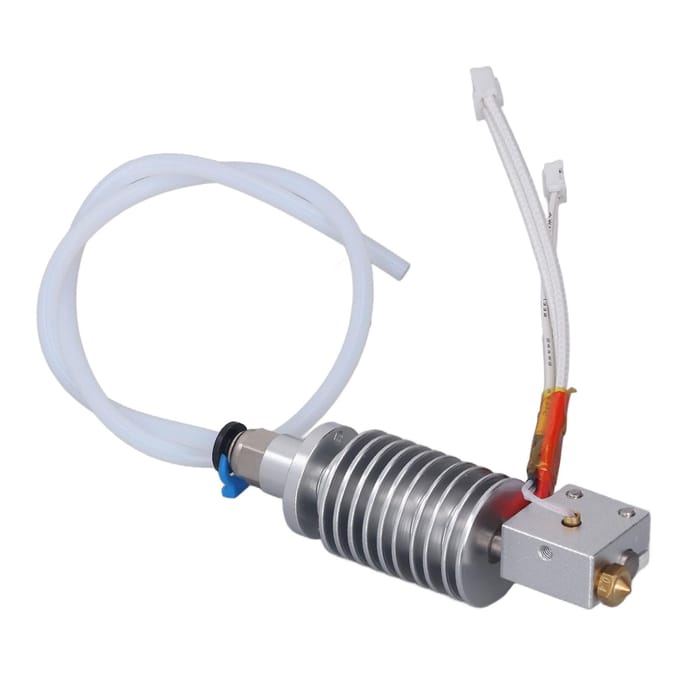 3D Printer Hotend Vervangingskit Messing Nozzle 24V 40W Hoge Snelheid Printen Keramische Verwarming gray