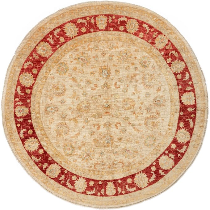 Vloerkleed Cennet rond wol | Hadorn