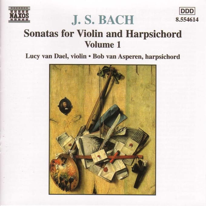 Lucy Van Dael & Bob van Asperen - J.S. Bach: Sonatas For Violin & Harpsichord Volume 1 (CD)