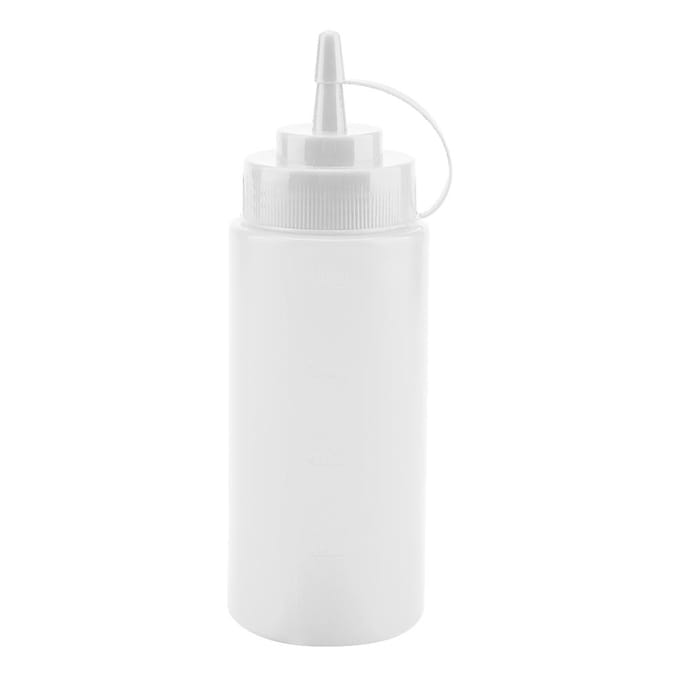 460ml 10 stuks / Set Plastic Condiment Dispenser voor Saus Olie Room Azijn (Wit) rood