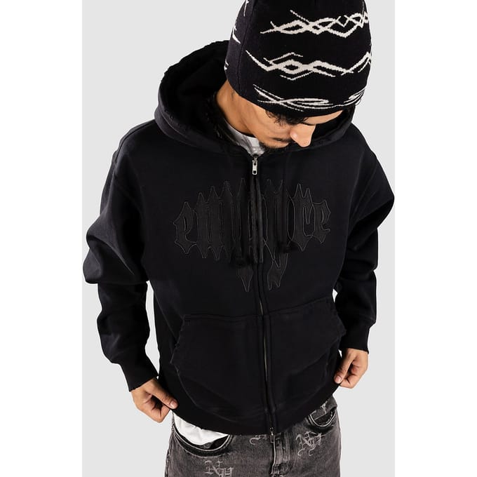 Empyre Leg Cramp Zip Hoodie zwart
