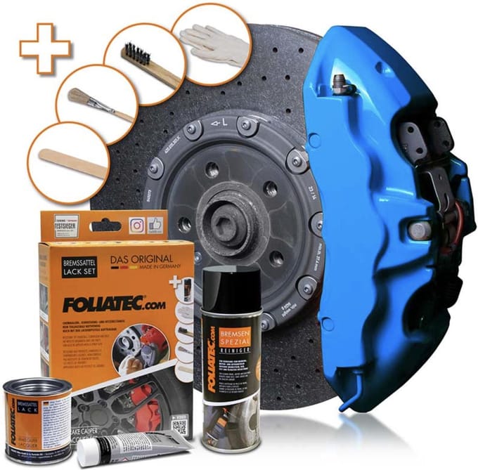 Foliatec Remklauwlakset - GT blauw - 3 Componenten