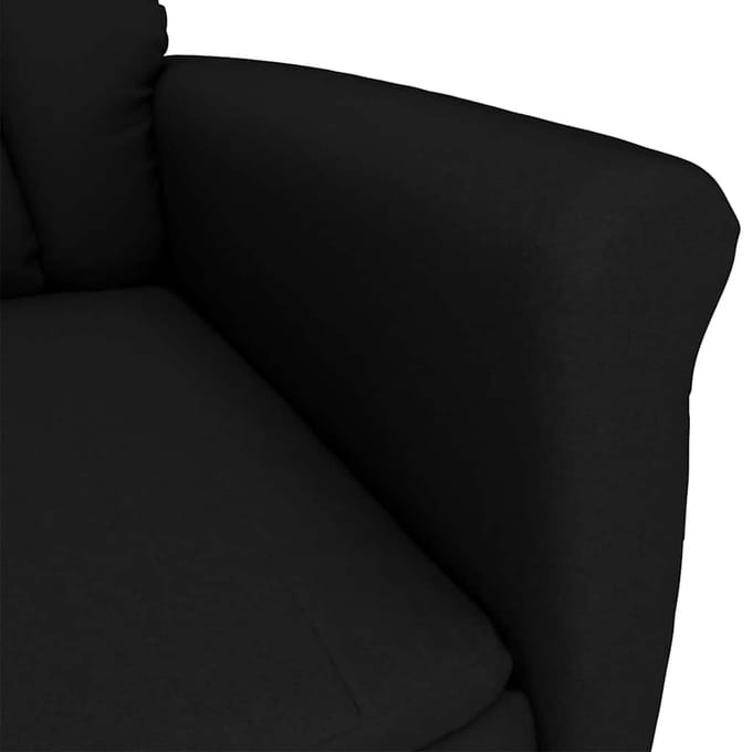 vidaXL - Massagestoel - Zwart - 96.5 - x - 70.5 - x - 95 - cm - Microvezel