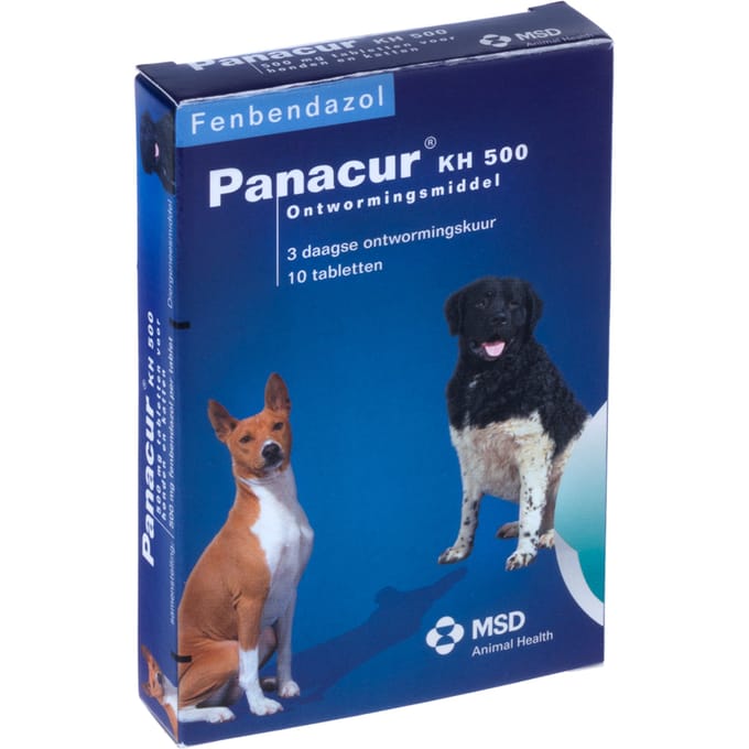 Panacur Ontworming - Middelgroot En Grote Hond - 10 Tabletten