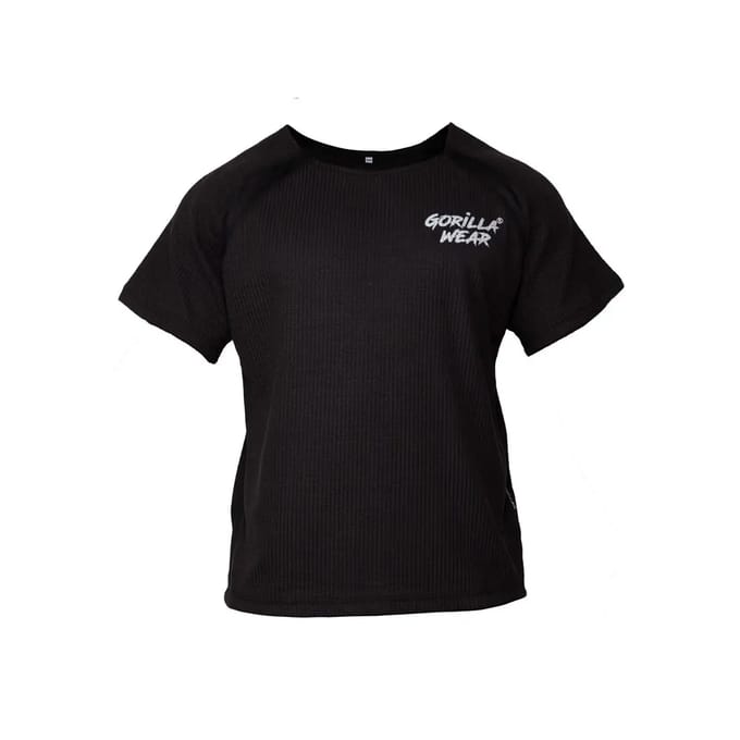 Gorilla Wear Augustine Old School Work Out Top - Zwart - 2XL/3XL