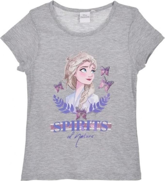 Disney Frozen - t-shirt - grijs -maat 116
