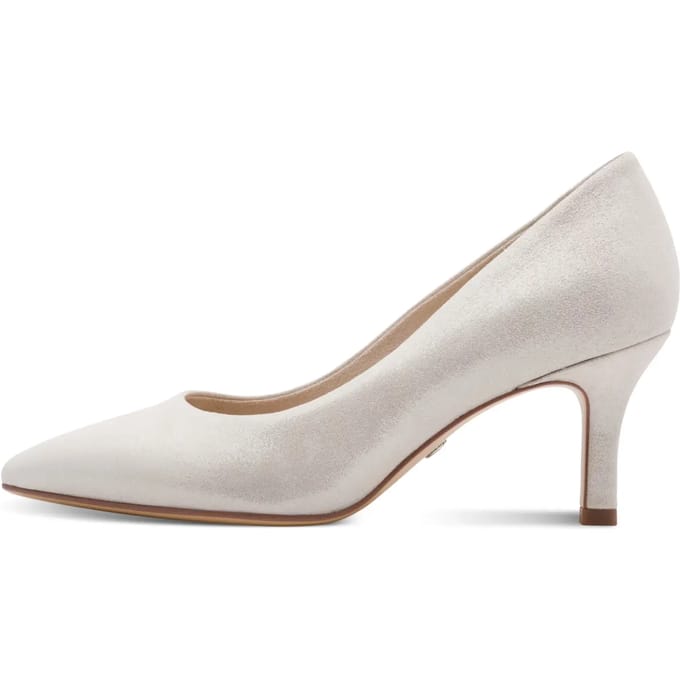 Tamaris Pumps zilver Leer - Maat 37