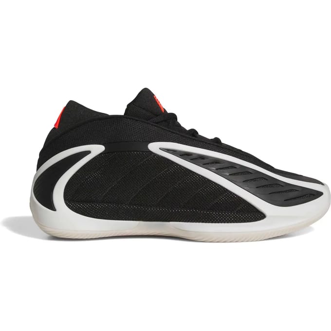 Adidas Anthony Edwards Sneakers Heren - Zwart - Maat 48 - Mesh/Synthetisch