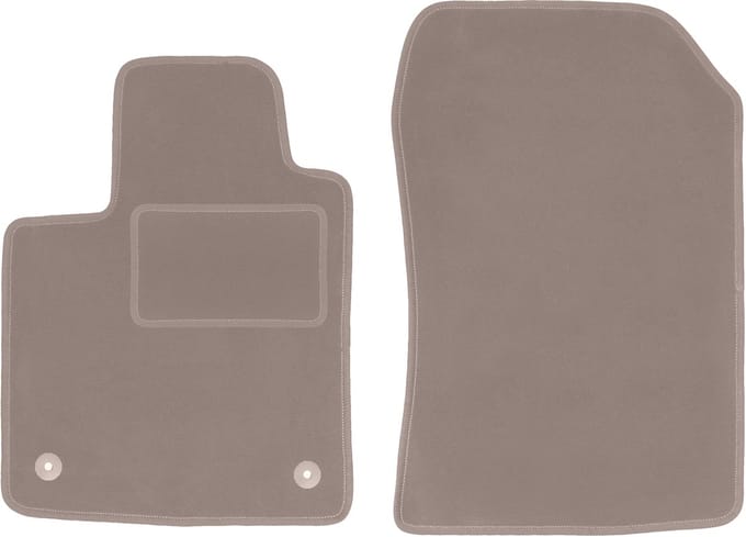 Beige voormatten voor: Renault Twingo II hatchback (2007-2014)