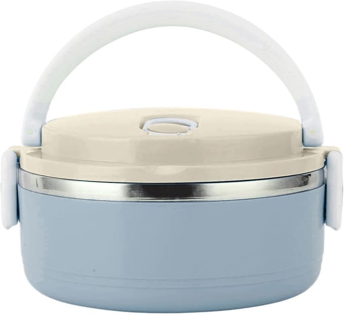 Thermo Voedselbox - Lunch Isolatiebox - Warm Eten Behoud - Stapelbaar Ontwerp - One Size - Groen