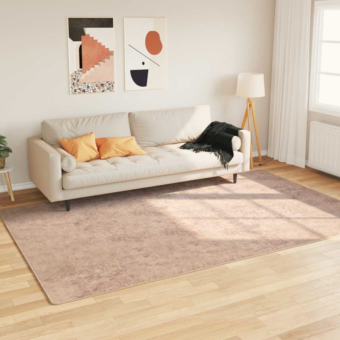 vidaXL - Tapijt - Runner - MARSA - Zand - 190 - x - 300 - cm - Polyester - en - PVC