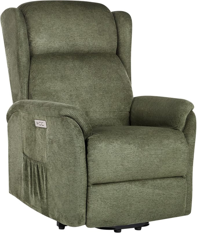 ELEGY - Verstelbare fauteuil - Groen - Polyester